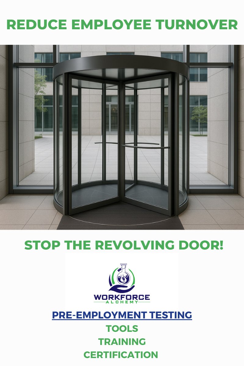Reduce employee turnover... Here's how: workforcealchemy.com/assessment-too…