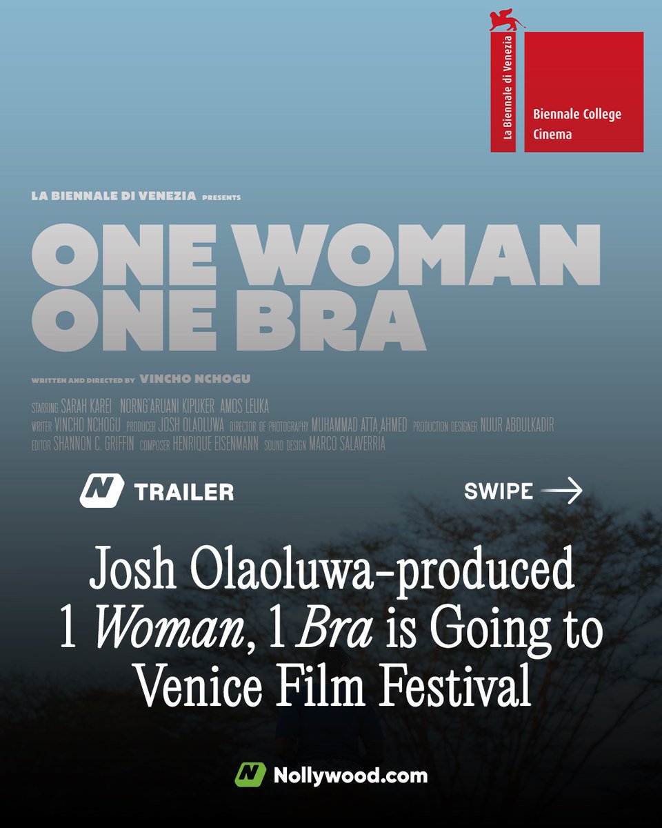 ❇️1 Woman, 1 Bra, produced by Josh Olaoluwa is Going to Venice Film Festival
(<a href="/josh_olaolu/">Josh!</a> )