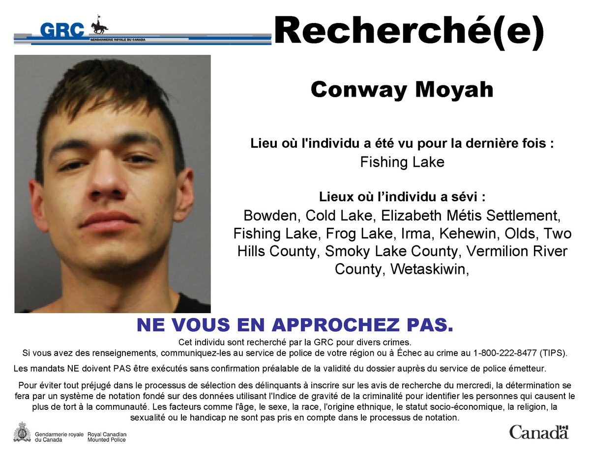 #RecherchéMercredi : Conway Moyah. Ne l'abordez pas.