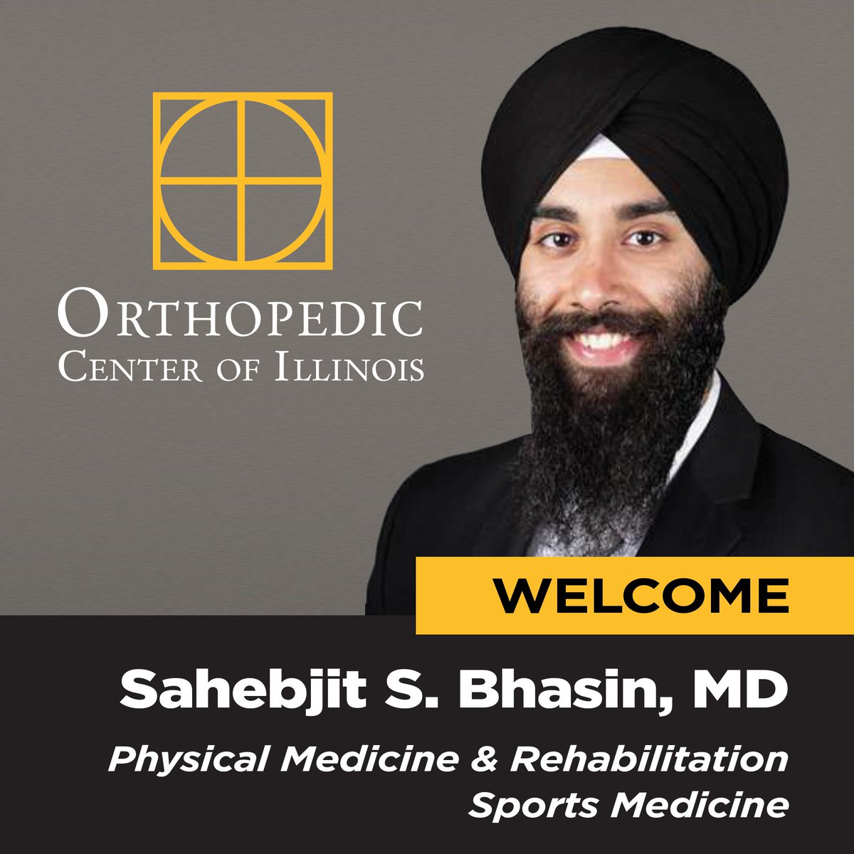 Join us in welcoming Sahebjit S. Bhasin, MD! Dr. Bhasin specializes in the nonsurgical care of musculoskeletal issues, and he's currently accepting new patients.

To schedule an appointment, call 217-547-9100 or visit tinyurl.com/oci-request-ap….

#AskForOCI #MoveBetterLiveBetter