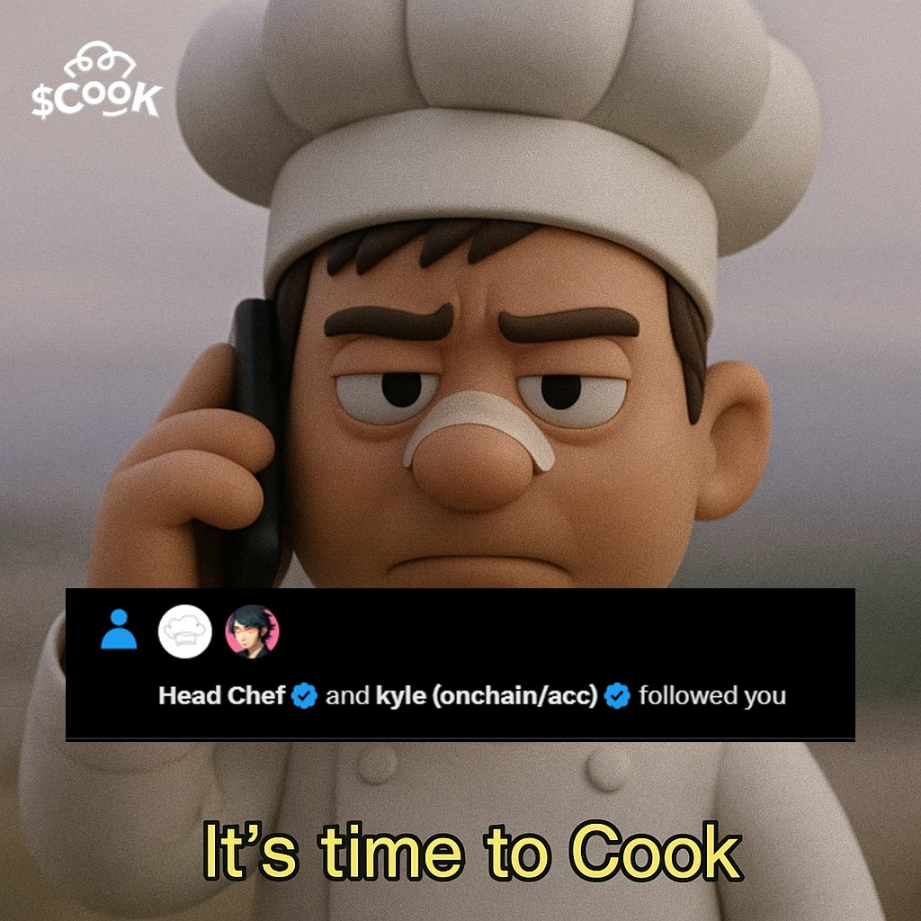 The $cook-ing begins now.