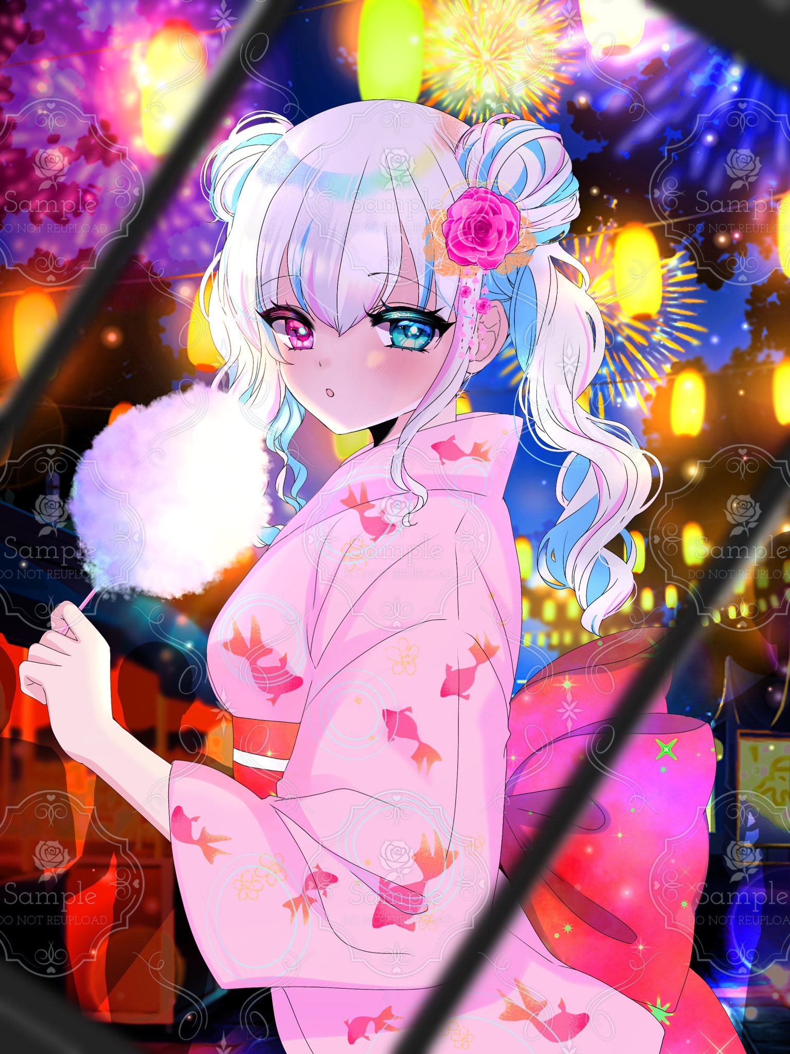 浴衣♡ぼくらのゆめ♡りんご飴♡個性♡派手♡ 浴衣♡ぼくらのゆめ♡りんご飴♡個性♡派手♡