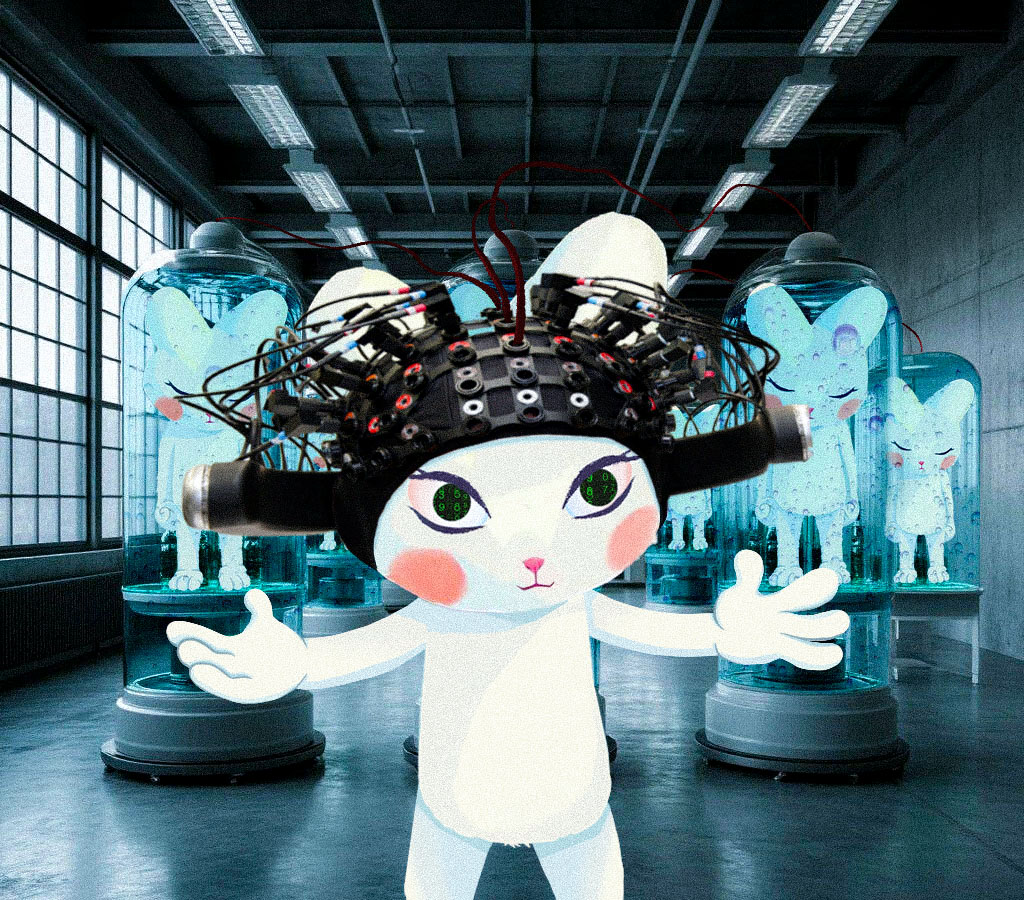 day 5

we printed more bunnies
he uploaded his broken update into all of them
they booted w/ smol iq

cult growing fast, we lost control
cant stop it anymore...