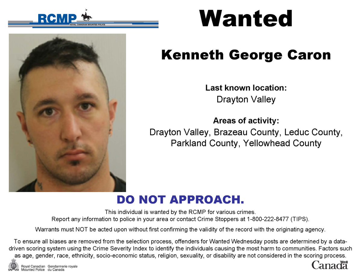 #WantedWednesday: Kenneth George Caron. Do not approach.