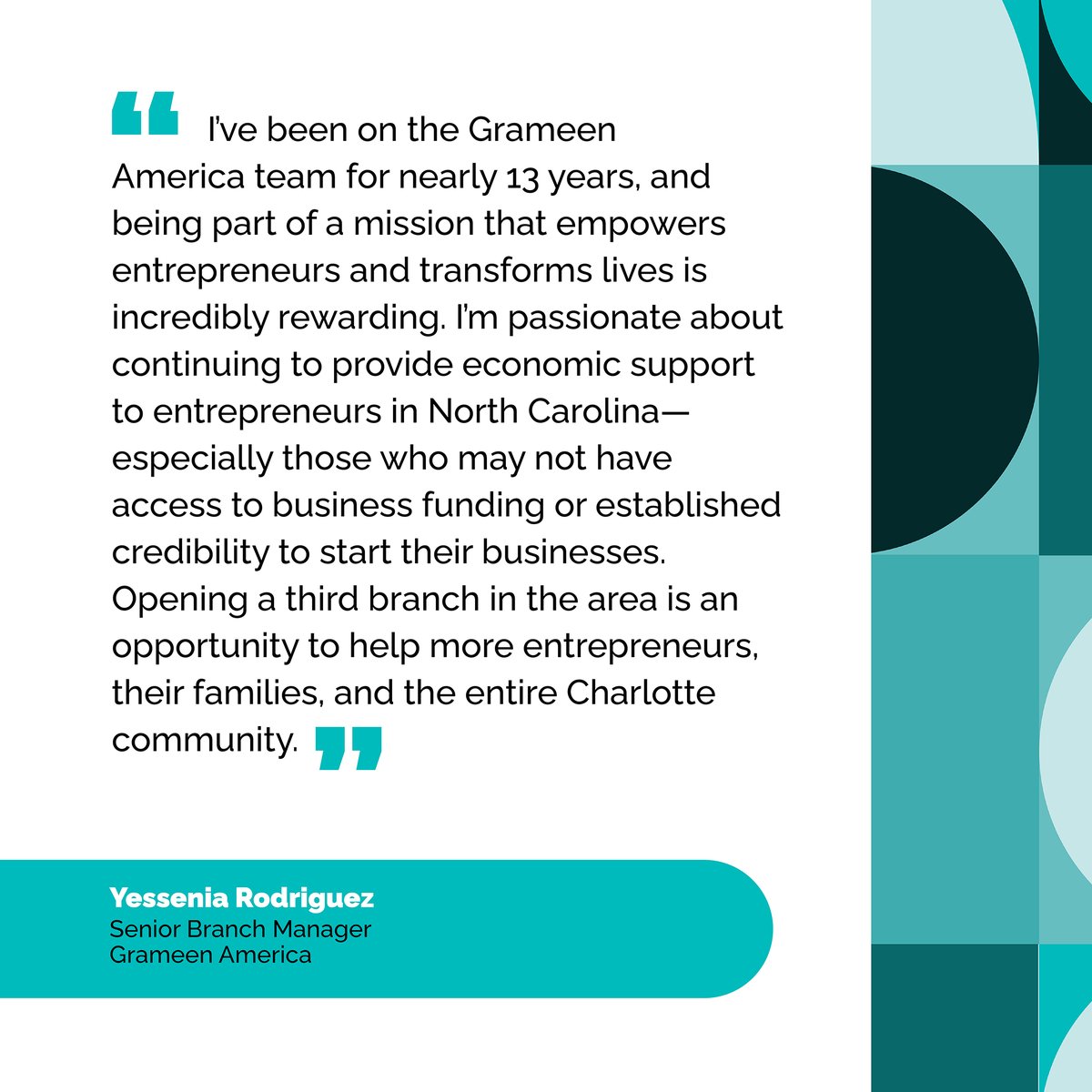 We're excited to open our third branch in Charlotte, NC to address the growing demand for our program and expand economic opportunities for more small business owners in the community.  Learn more: grameenamerica.org/blog/2025/8/20…