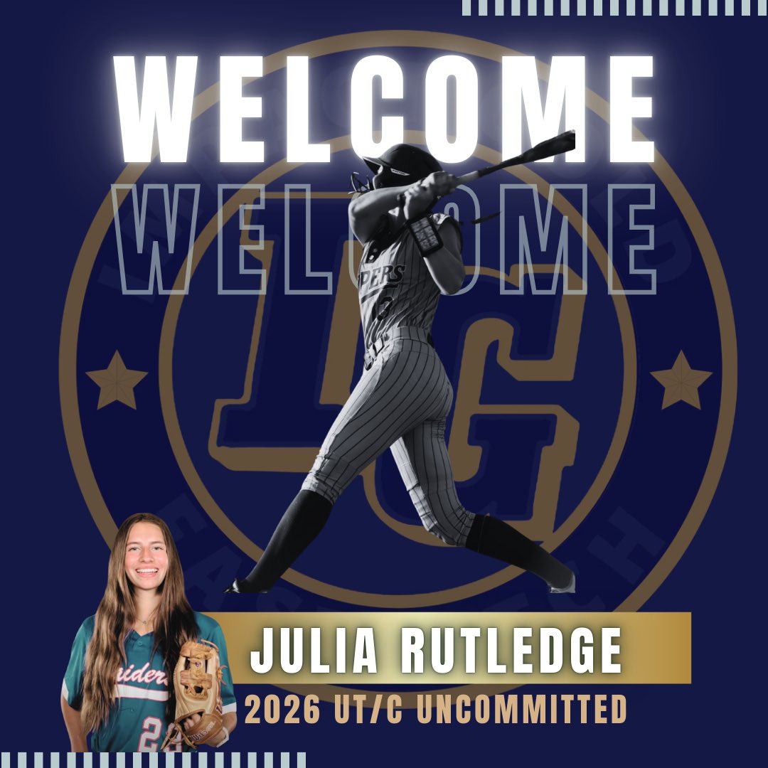 🚨Roster Anouncement🚨

Excited to announce the addition of <a href="/juliarutle2026/">Julia Rutledge - 2026 MIF | C | UTL (Uncommitted)</a> to our team!  Julia is a Senior at Walton HS and is a true utility player that can play anywhere in the field and brings gap to gap power at the plate 💥

Welcome to the squad Julia! 💙💛