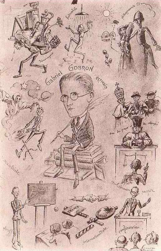 Jeedhr's tweet image. Fils de boulanger, il devient professeur, et se mets à écrire traduire des ouvrages (il maîtrise l&apos;anglais, l&apos;allemand, l&apos;italien, l&apos;espagnol et le portugais).
Il se passionne pour les sciences occultes sur lesquelles il fera des conférences.

Mais ce n&apos;est pas tout...