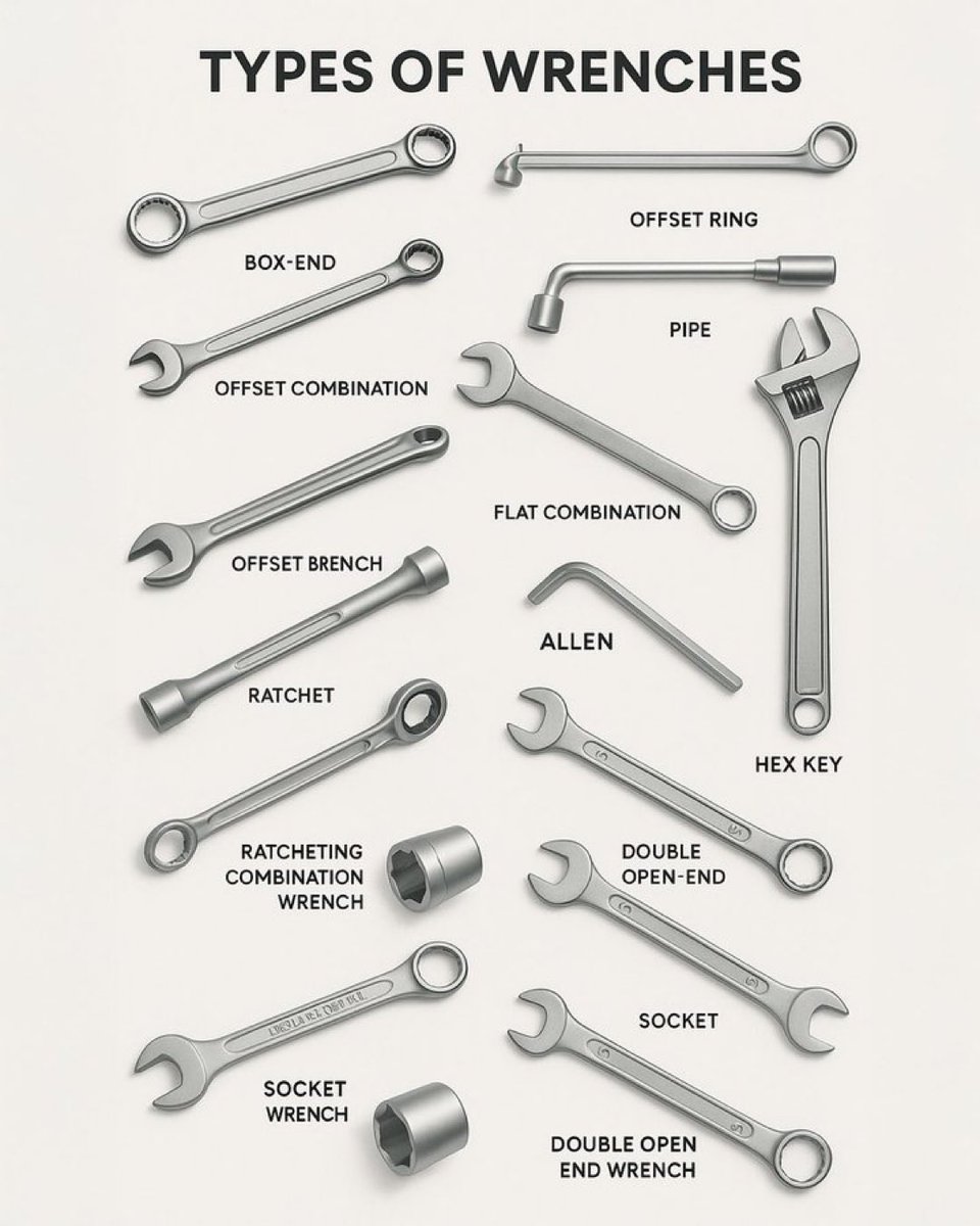 xKnowledgeBANK's tweet photo. Types of wrenches https://t.co/F4OHhkQIFb