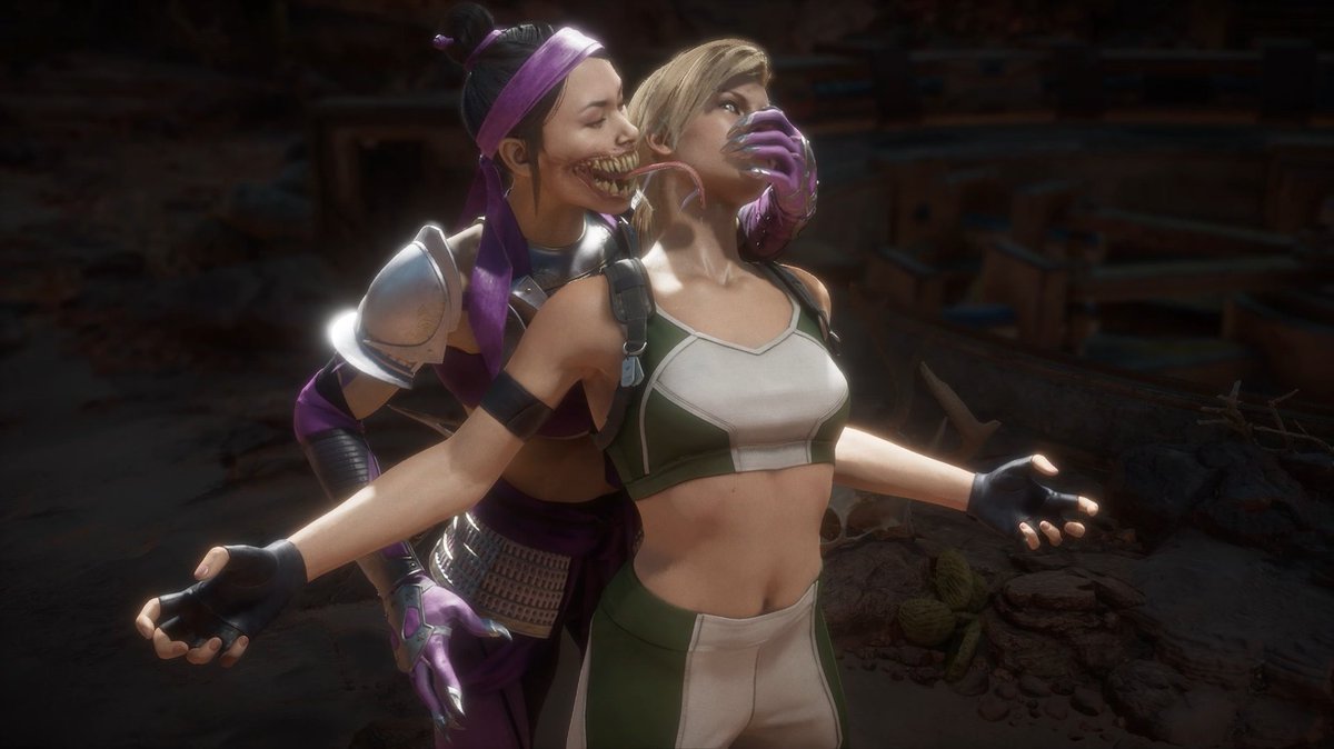 RayvenA34810's tweet photo. Mileena: Do you like it, Cassie? 😈👅

#MortalKombat📷 #MortalKombat11 #MK11 #CassieCage #Mileena https://t.co/nUSMJ9OeTR
