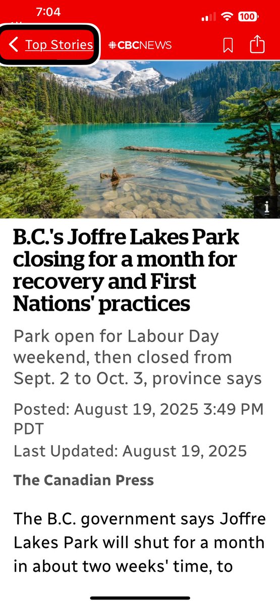 Nothing says reconciliation quite like banning the public from a publicly funded provincial park.