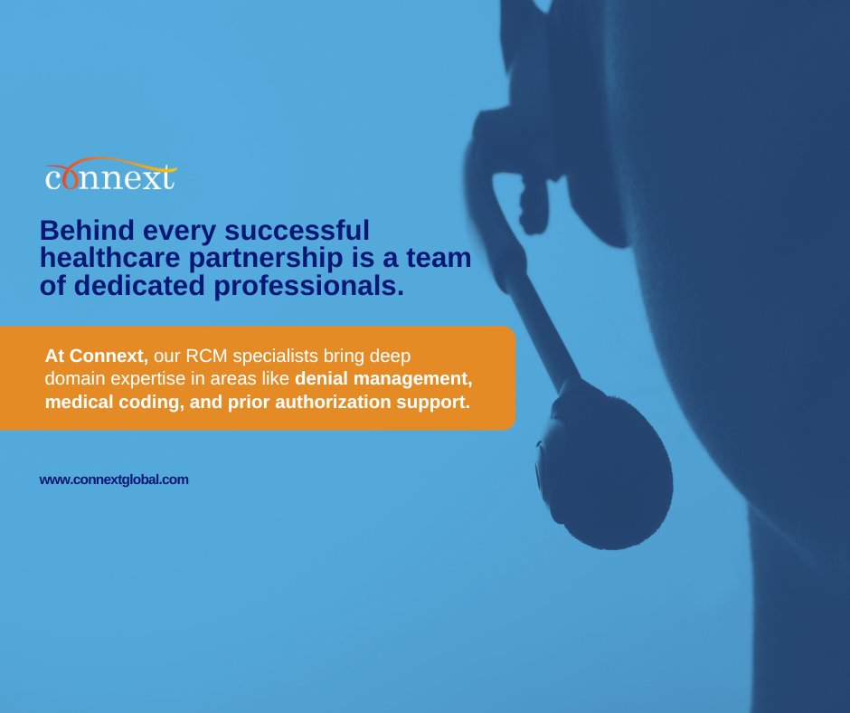 ConnextPh's tweet image. Staffing shortages slowing your revenue cycle?
Offshore RCM support with Connext gives you billing, coding &amp;amp; denial management specialists—without adding headcount.
📖 Learn how offshoring RCM drives results: hubs.ly/Q03DBfrR0

#Connext #Offshoring #RCM #Healthcare