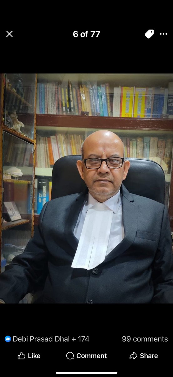 Deeply saddened to hear the sudden demise of my esteemed colleague Sri Bimbisar Dash , Additional Government Advocate in High Court of Orissa a few minutes ago. He was an asset for the institution. I have never seen him perturbed in any situation. He was dear to all in my office.