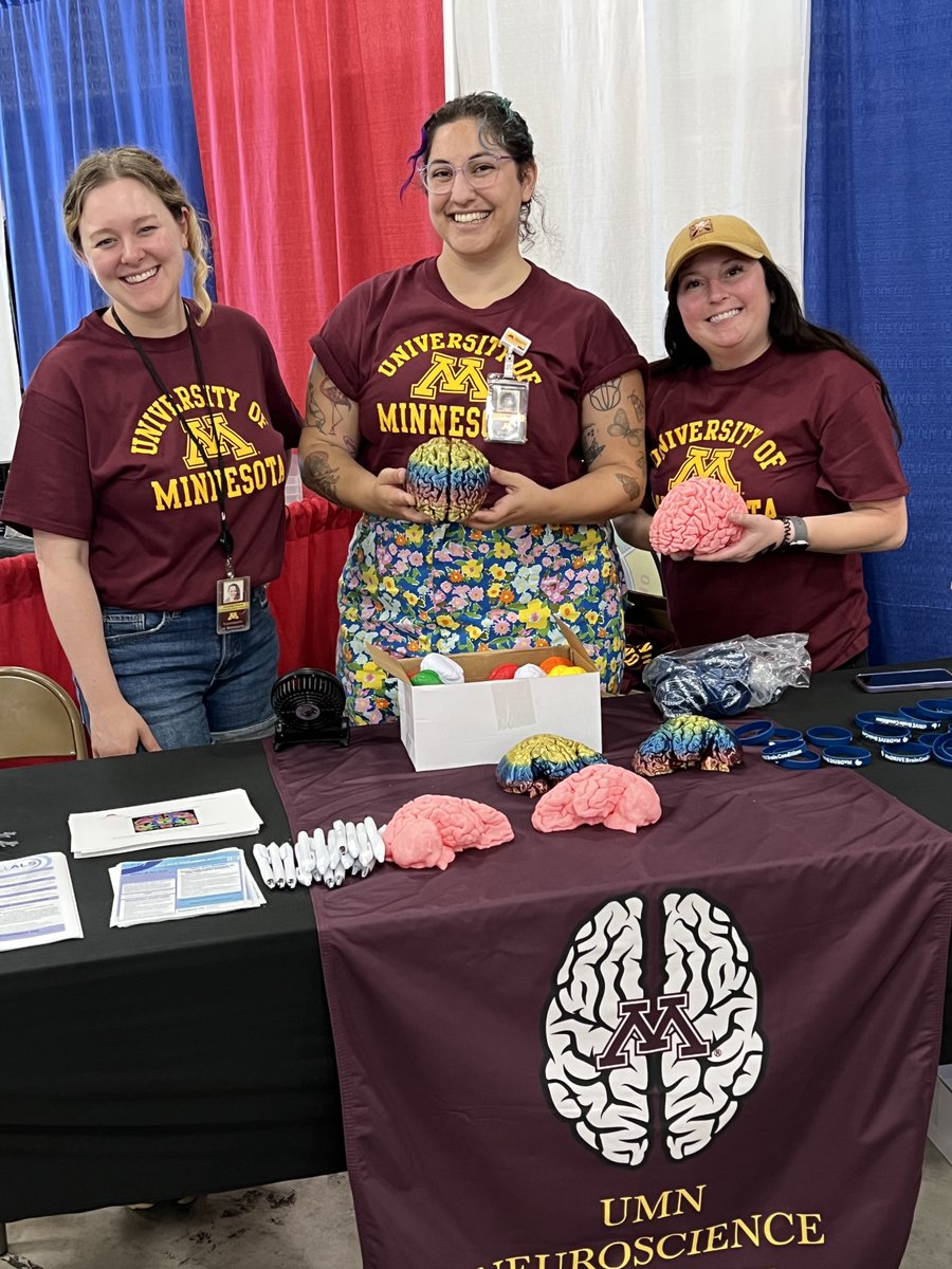 Karriemolitor's tweet photo. Beautiful day at the Steele County Free Fair on August 15th! #MnDRIVE Brain Conditions shared brain games, prizes &amp; science fun with the community. Huge thanks to our amazing volunteers—couldn’t have done it without you!

View photo gallery here >>> https://t.co/Aj34FjWjsa https://t.co/pRsSqEJhhr