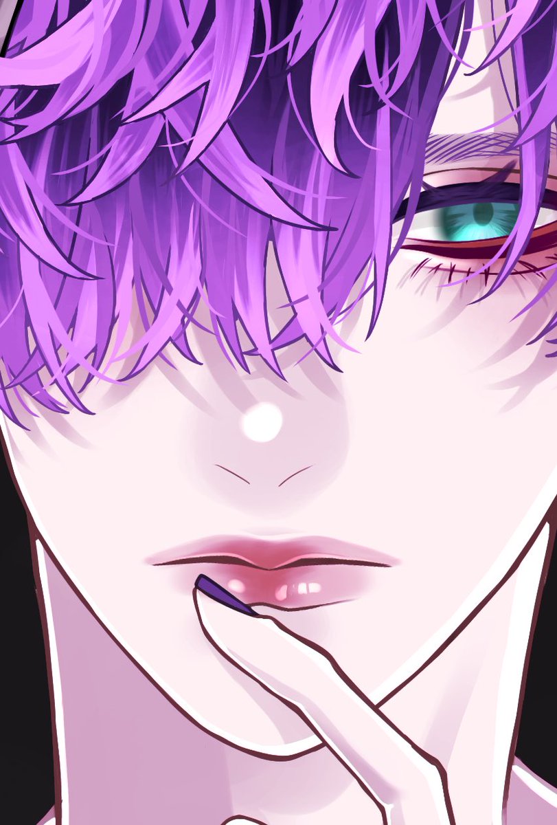 「唇うるちゅるに塗るのうますぎるだろ俺というやつは」|あぅのイラスト
