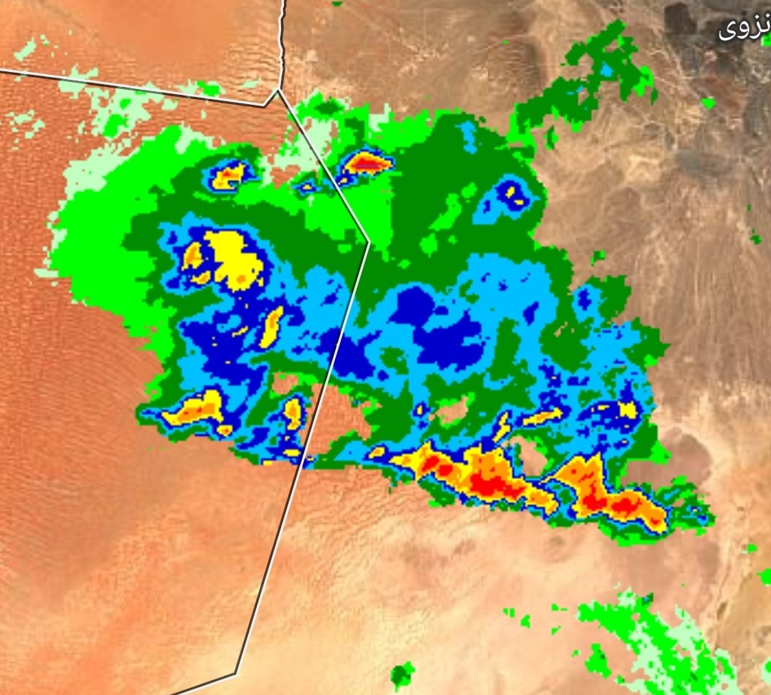 #رصد: الان تشكل حزام رعدي و هو يتوسع و يتطور و لله الحمد.
#اخدود_الاستبشار ⛈️💥⚠️