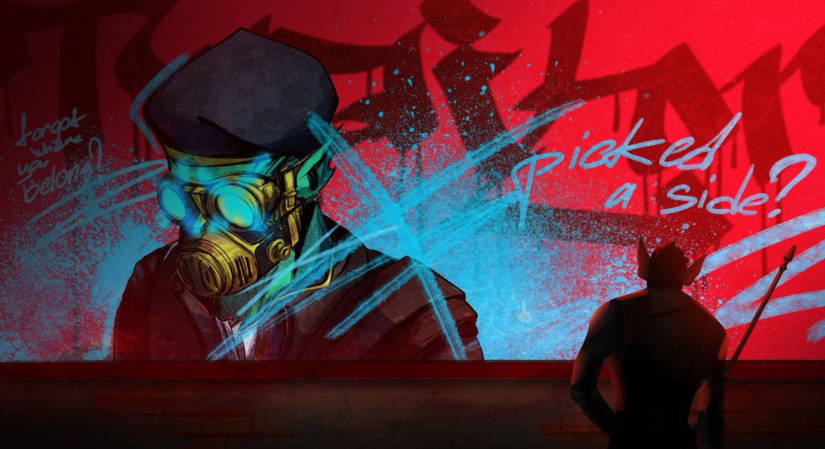 iggihoraa's tweet image. «you traitor...»

#batfish #arcane #steb #scar