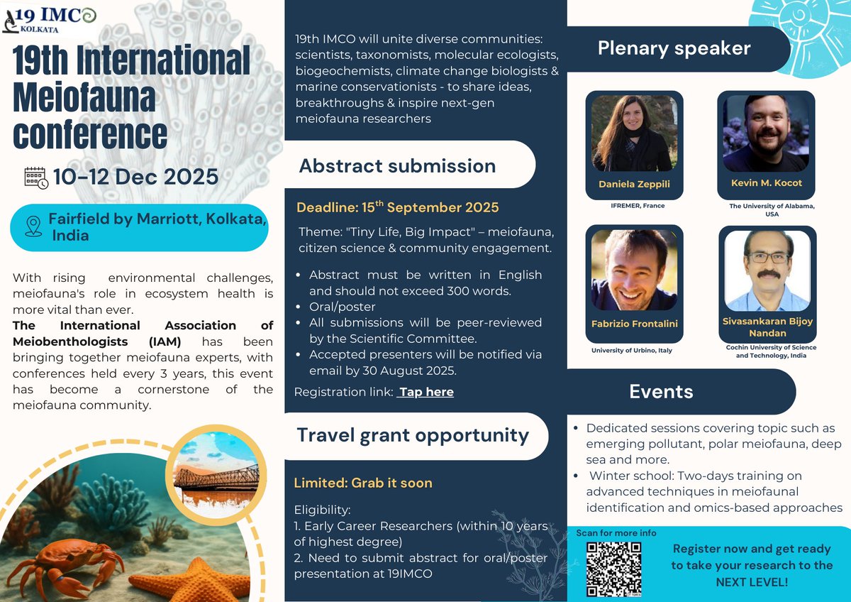 SanahanbiKhang3's tweet image. Abstract submission deadline has been extended till 15th Sept&apos; 25. Don&apos;t miss the chance to share your research! Submit your abstract now at : sites.google.com/view/19imco/ab…! 
Organizations, looking for a booth to showcase your work &amp;amp; products? Apply now : docs.google.com/forms/d/e/1FAI…