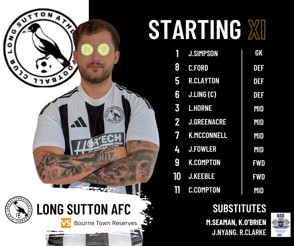 Lsafc84's tweet photo. Just under 30 minutes until the first team kick off at Bourne Town Reserves, here's how we lineup this evening...
#Magpies #longsutton #longsuttonafc https://t.co/osQ8NPodXa