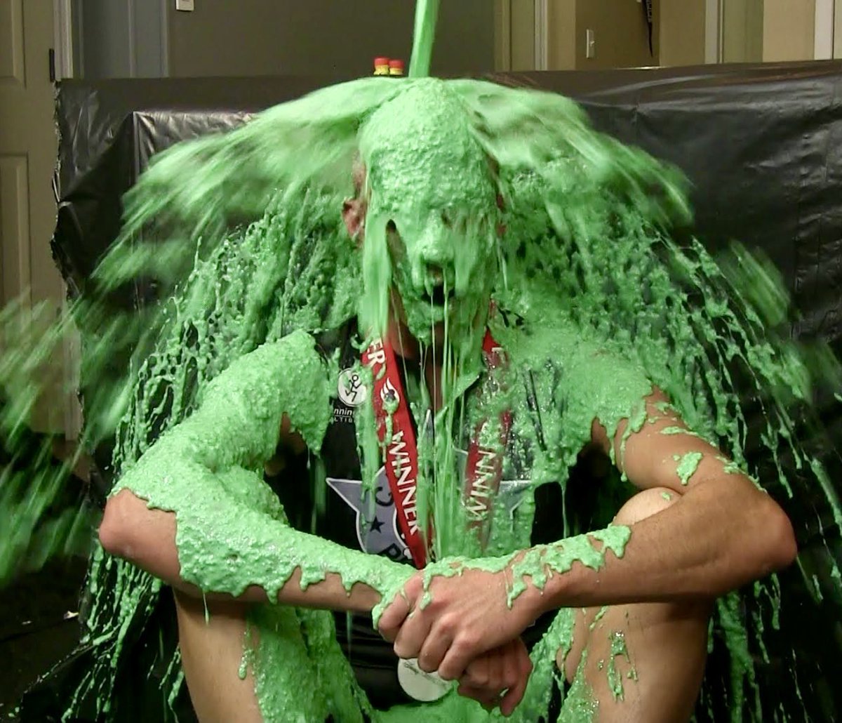 SpencerFFist's tweet photo. For my friends out there it’s in the #Gunge and #Wam community, I’ve had a lot of requests to share some my older #GreenSlime photos. Here are two of my favorites from my archive @gungejock . #gaygunge #messy #gunged #slime #wetandmessy #slimed #gay  #messymen #messyfetish #gayslimed