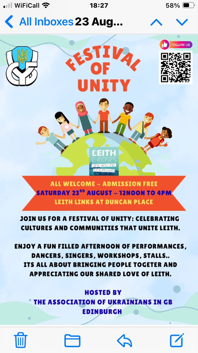 This will be a terrific afternoon, this coming Saturday, do go along and join the fun! #Leith