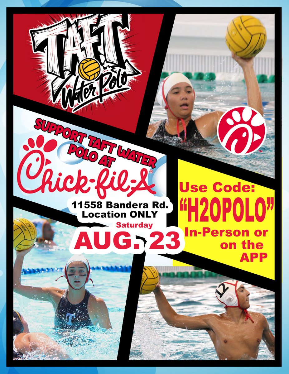 Let's support our Water Polo Raiders on the 23rd!