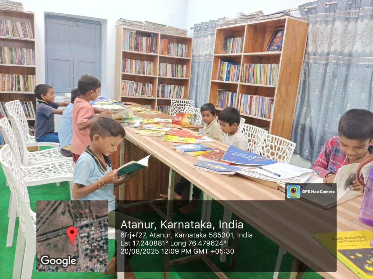 “The public library is the people’s university.” 

Image: Kids with picture books in a rural public library. 🌷🌿📚
