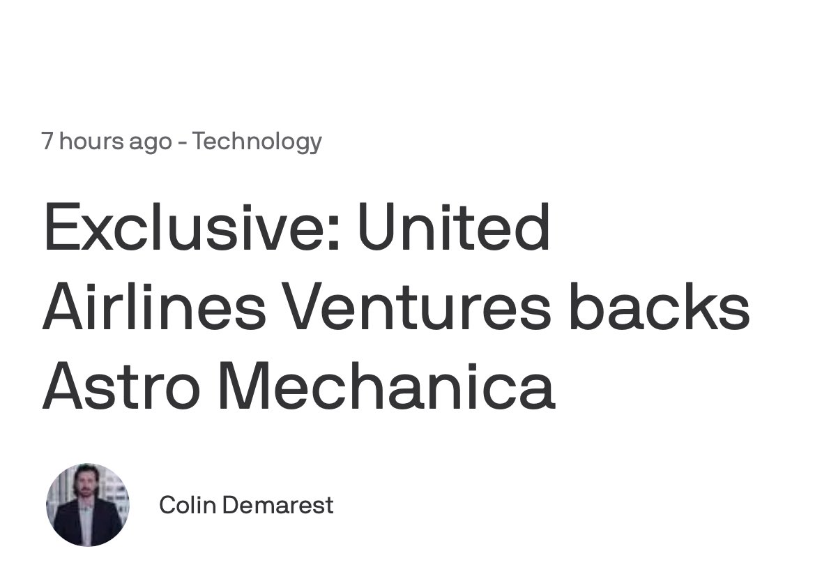 It’s great having a new partner who might know a thing or two about flight operations.

Looking forward to working with <a href="/united/">United Airlines</a> to bring long-range, efficient supersonic flight to market!