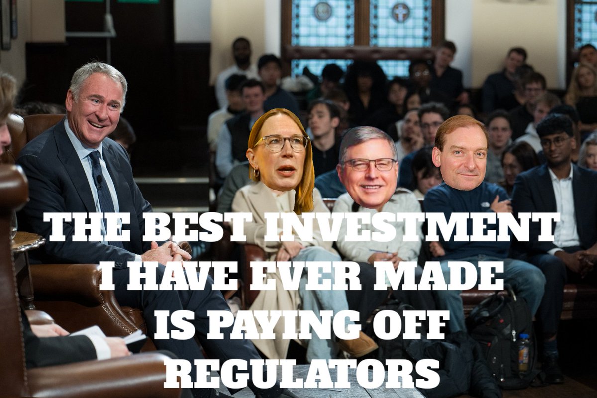 🐍🐀 KEN GRIFFIN MAY AS WELL BE THE SEC CHAIRMAN 🙈🙊🙉

Who controls the <a href="/SECGov/">U.S. Securities and Exchange Commission</a> ❓️❓️