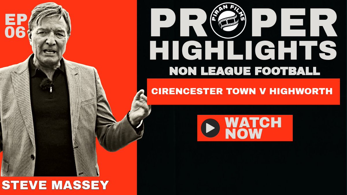 PIRAN FILMS VIDEO HIGHLIGHTS of their first ever <a href="/HellenicLeague/">Hellenic League</a> match: <a href="/CirenTownFC/">Cirencester Town FC</a> v <a href="/HighworthTownFC/">Highworth Town FC</a> played in front of a good <a href="/NonLeagueCrowd/">Non League Crowds</a>. Two great goals in 2 minutes. End to end. <a href="/Goal_Mass/">Steve Massey</a> is the commentator.  #nonleaguefootball <a href="/GlosGroundhop/">The Gloucester Groundhopper</a>

youtu.be/x0eGMq0sdV4