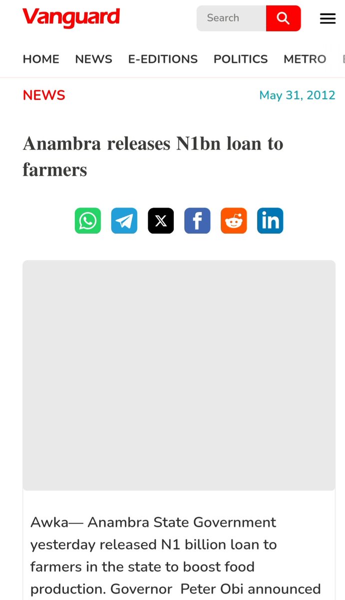 PATO PATO🇳🇬🇺🇸 (@peculiarpat1) on Twitter photo <a href="/OpeBee/">OPEOLUWA 😎😎</a> Just for farmers alone, between early 2012 and and January 2014, Obi gave them 3.7 billion Naira. I believe you understand how much that amount is worth today.
A little search would have helped. <a href="/OpeBee/">OPEOLUWA 😎😎</a> Just for farmers alone, between early 2012 and and January 2014, Obi gave them 3.7 billion Naira. I believe you understand how much that amount is worth today.
A little search would have helped.