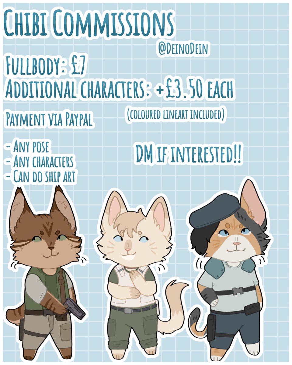 Dm if interested 💙 #commissionsopen #furry