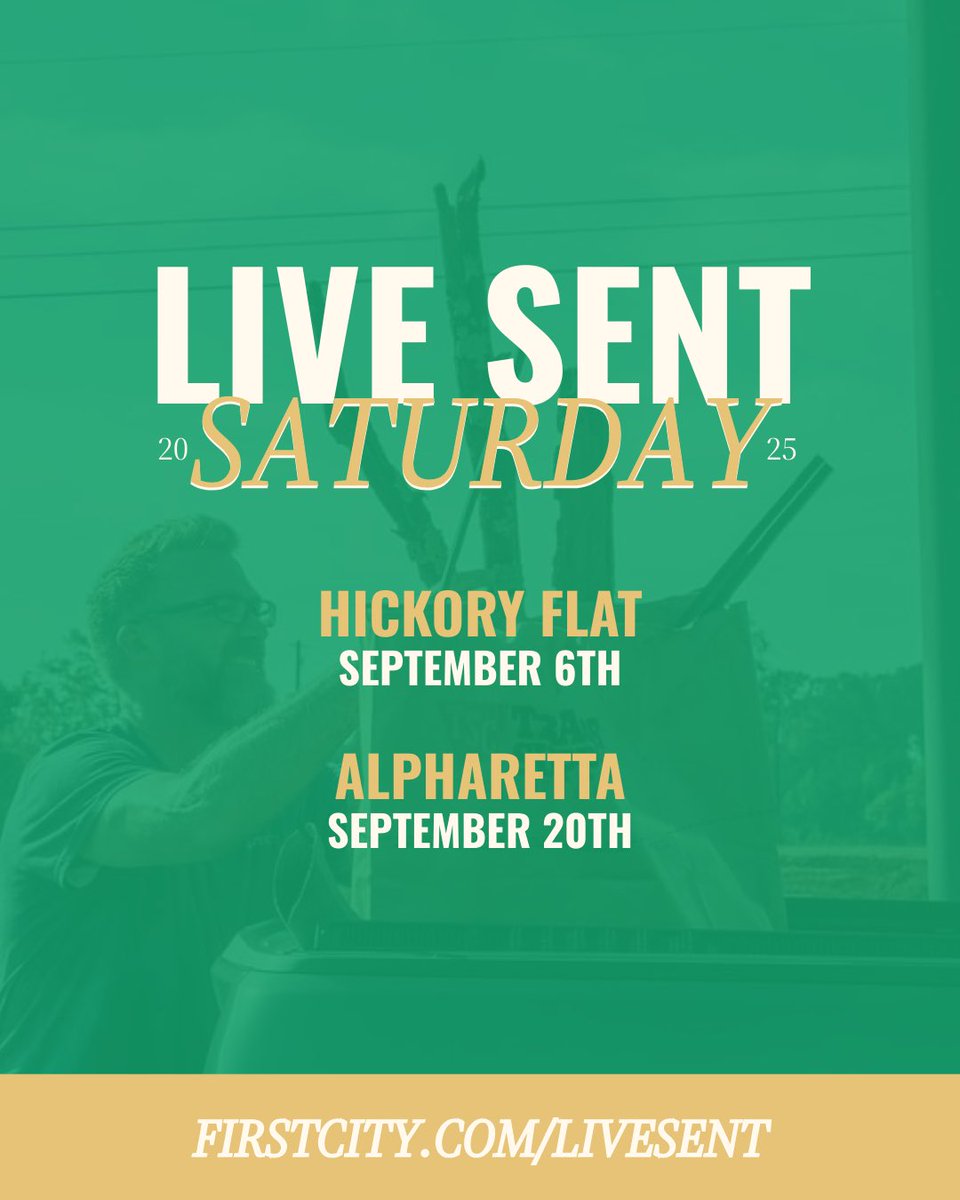 We ❤️ our community! Join us on LIVE SENT SATURDAY as we come together to serve all across our community through partners such as Operation Christmas Child, local schools and more!

Find the right project for you and your family at FirstCity.com/register!