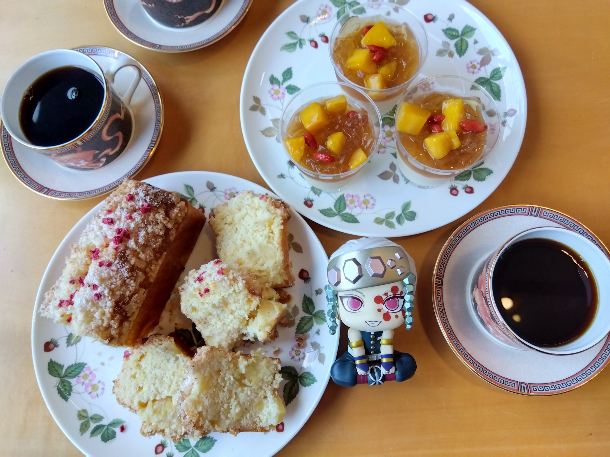 パイナップルとココナッツのパウンドケーキ＆ジャスミン豆花 たかぎ on X: 