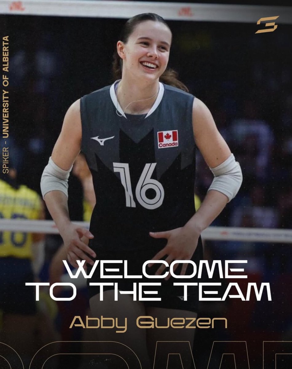 voleybolplus's tweet photo. 🇨🇦 Kanada’nın 2005 doğumlu smaçörü Abby Guezen, Gold Sport menajerlik şirketiyle anlaştı. https://t.co/XosRycrDiP