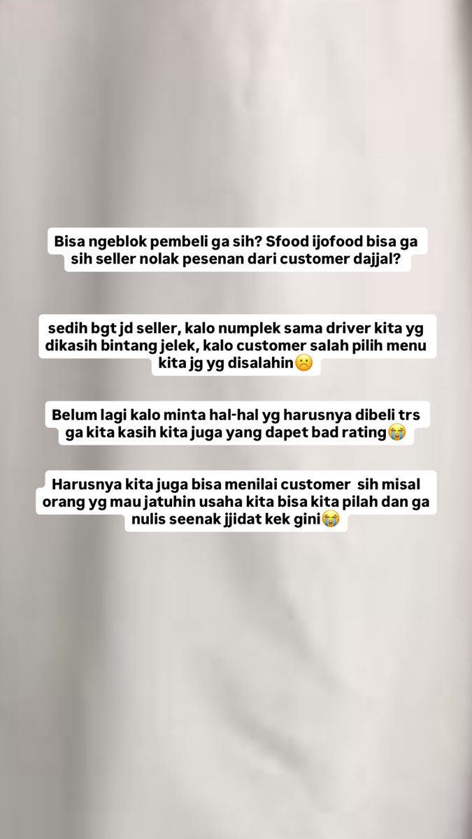 sellaps's tweet photo. Dah lah serah aja ☹️ https://t.co/OsqFo1c6b8