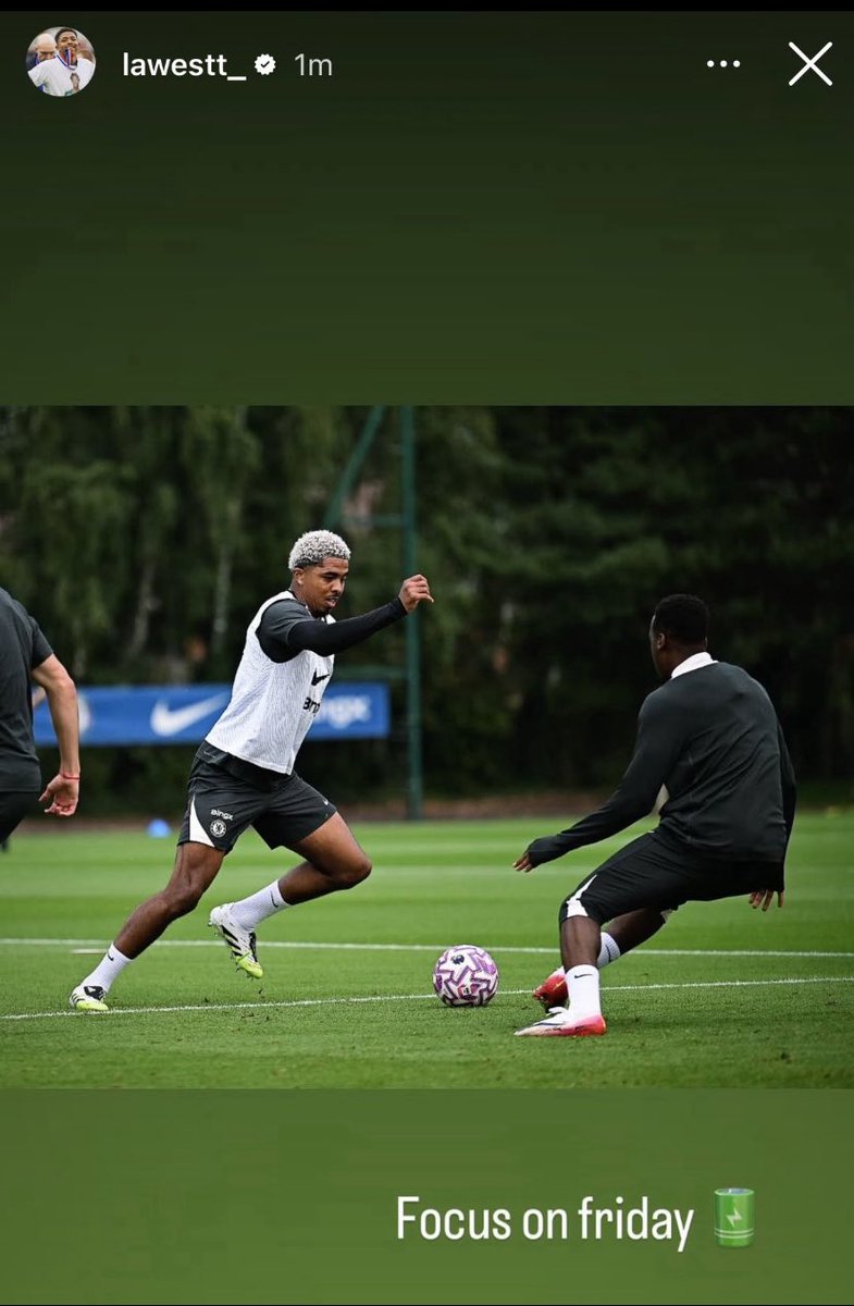 Wes Fofana  again on Instagram