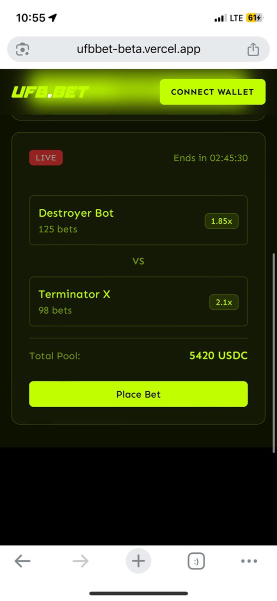 Testing on the site being run right now
