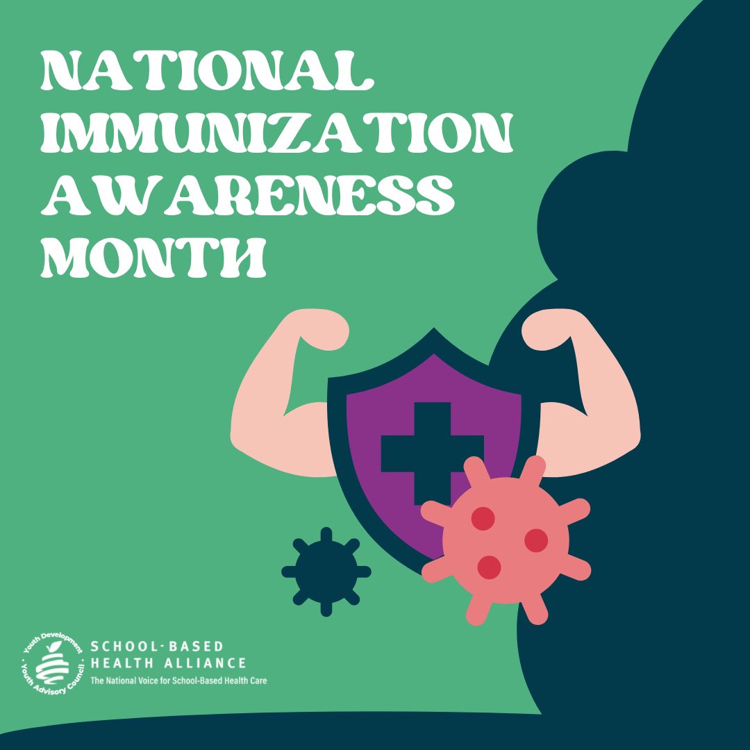 📚✏️ Back-to-school isn’t just about new classes, it’s about protecting your health too. Immunizations protect you, your friends, and your community. Check in with your SBHC to see how they can give you the confidence to be strong this school year! 💪 #NIAM #VaccinesWork