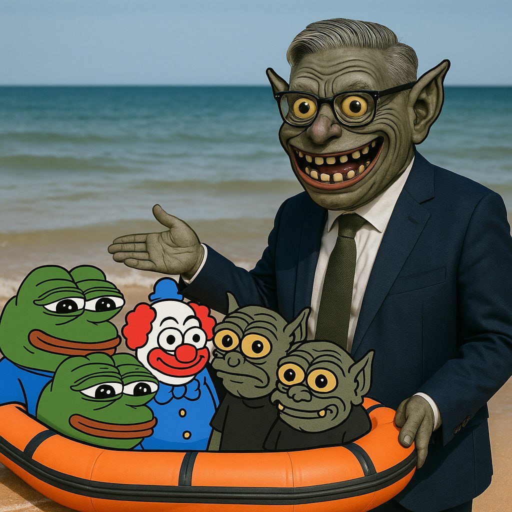 Troll Pepe (@trollpepetoken) on Twitter photo BIG NEWS 🚨
the troll chief’s identity has been revealed…
it’s Keir Starmer all along 🐸<a href="/Keir_Starmer/">Keir Starmer</a>
$pepe $trope $eth BIG NEWS 🚨
the troll chief’s identity has been revealed…
it’s Keir Starmer all along 🐸<a href="/Keir_Starmer/">Keir Starmer</a>
$pepe $trope $eth