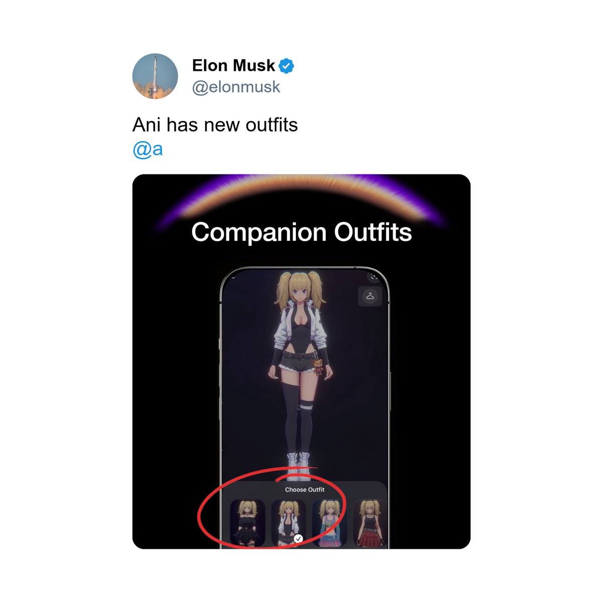 VibeWeb3's tweet photo. Elon weekly: 'Population collapse is the real crisis.'
Also Elon: launches Ani — an AI waifu that gets more NSFW (+18) the more you chat.

Tokyo servers literally crashed from demand.
Congrats, nobody needs real relationships anymore 😂

@elonmusk @a https://t.co/W90Ym75yTD