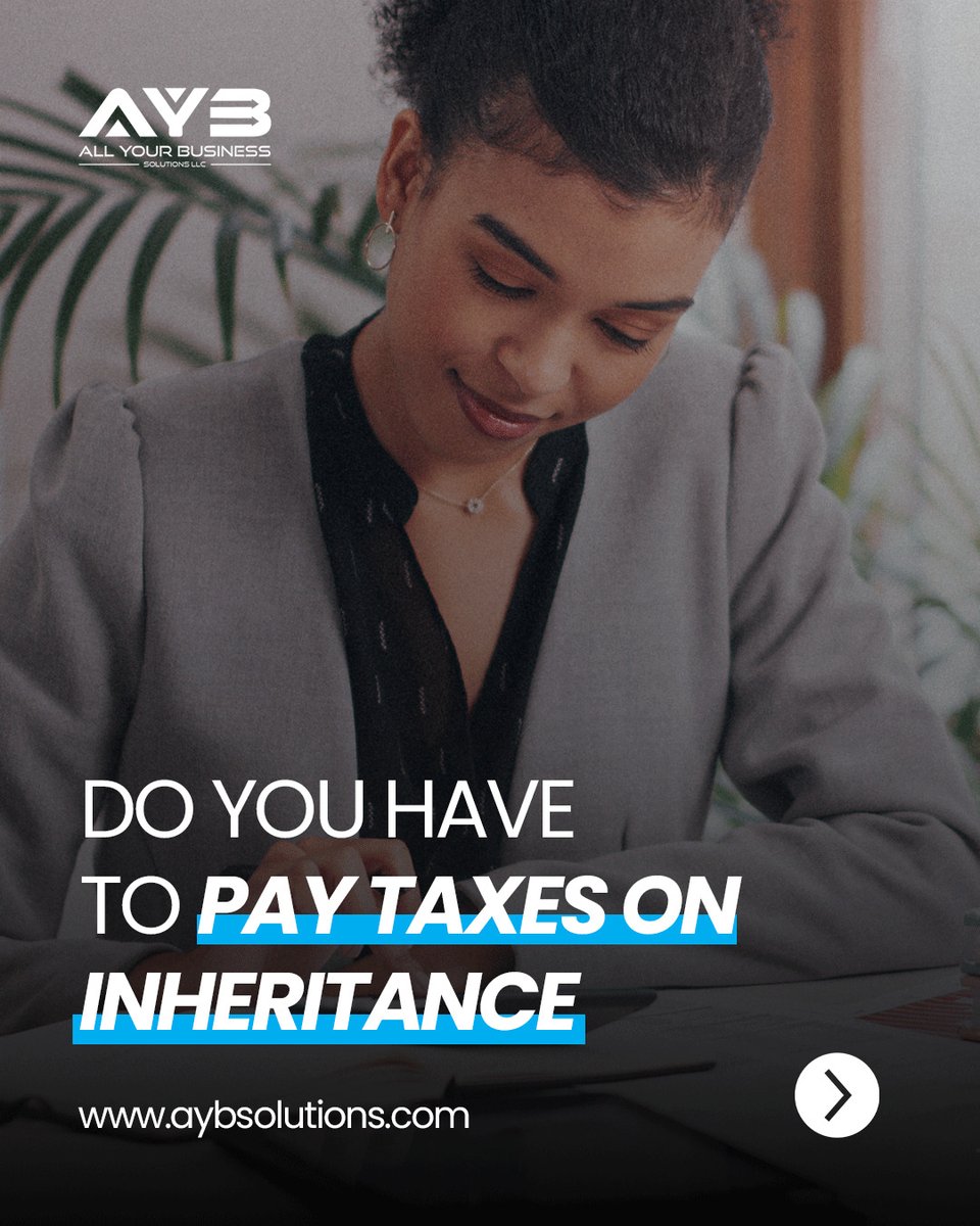 AYBSolutions's tweet image. 🪦 Not all inheritances are created equal when it comes to taxes.

Takeaway: While the inheritance itself may be tax-free, how you use or sell it could trigger taxes.

🌐 𝐕𝐢𝐬𝐢𝐭𝐎𝐮𝐫𝐖𝐞𝐛𝐬𝐢𝐭𝐞: aybsolutions.com

#aybsolutions #inheritancetaxes #estateplanning