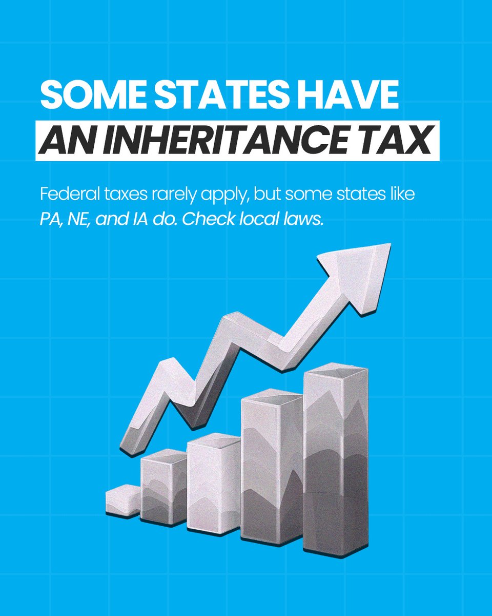 AYBSolutions's tweet image. 🪦 Not all inheritances are created equal when it comes to taxes.

Takeaway: While the inheritance itself may be tax-free, how you use or sell it could trigger taxes.

🌐 𝐕𝐢𝐬𝐢𝐭𝐎𝐮𝐫𝐖𝐞𝐛𝐬𝐢𝐭𝐞: aybsolutions.com

#aybsolutions #inheritancetaxes #estateplanning