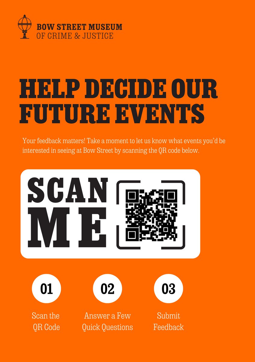 Help decide our Future Events

Your feedback matters! Take a moment to let us know what events you’d be interested in seeing at Bow Street by filling in our feedback form: forms.gle/Ecn6myuwKHaE9f…