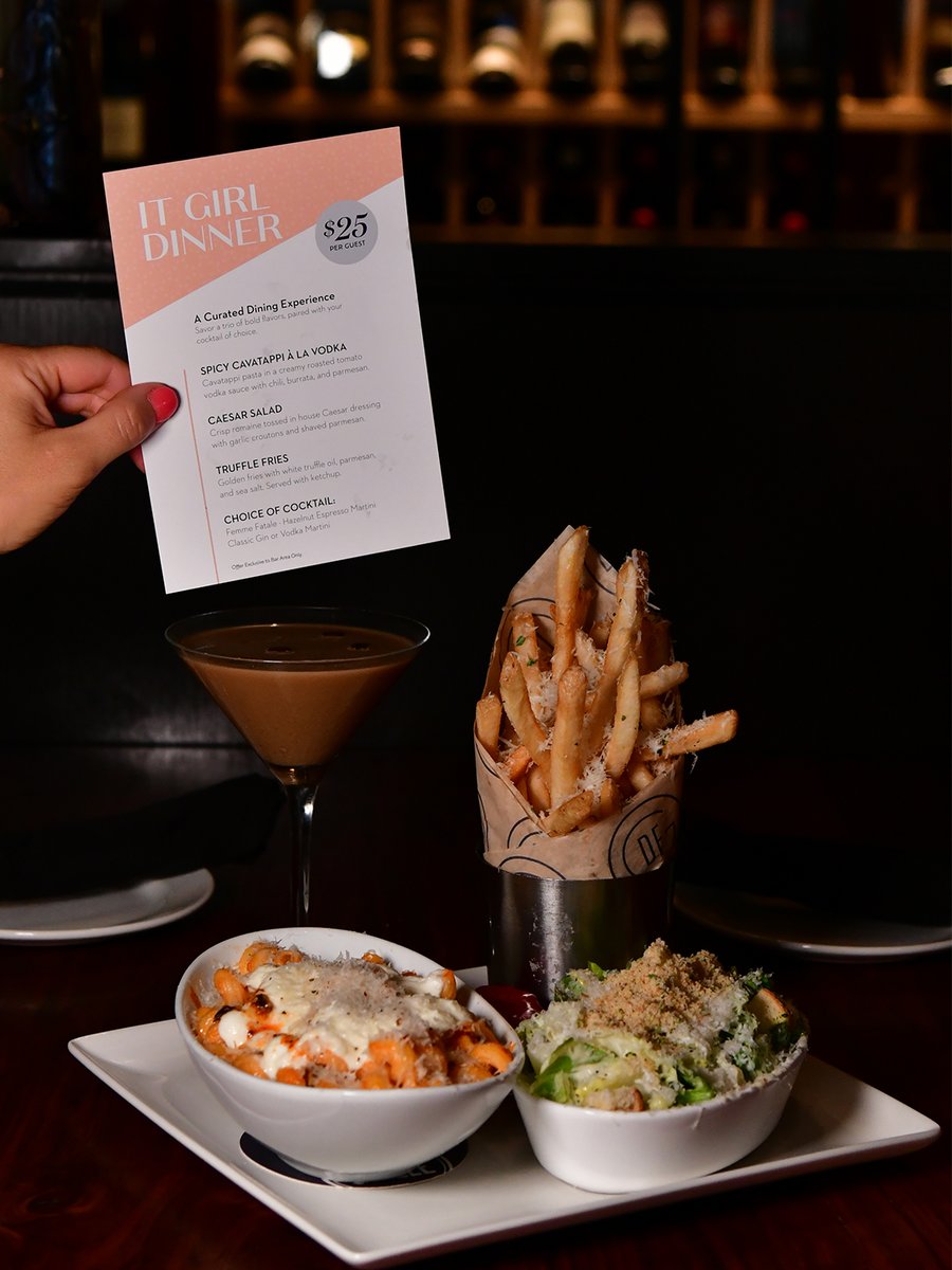 $25 never looked this good! ✨ Grab your bestie, spill some tea, and enjoy our It Girl Dinner for $25. Learn more: bit.ly/458SJpr