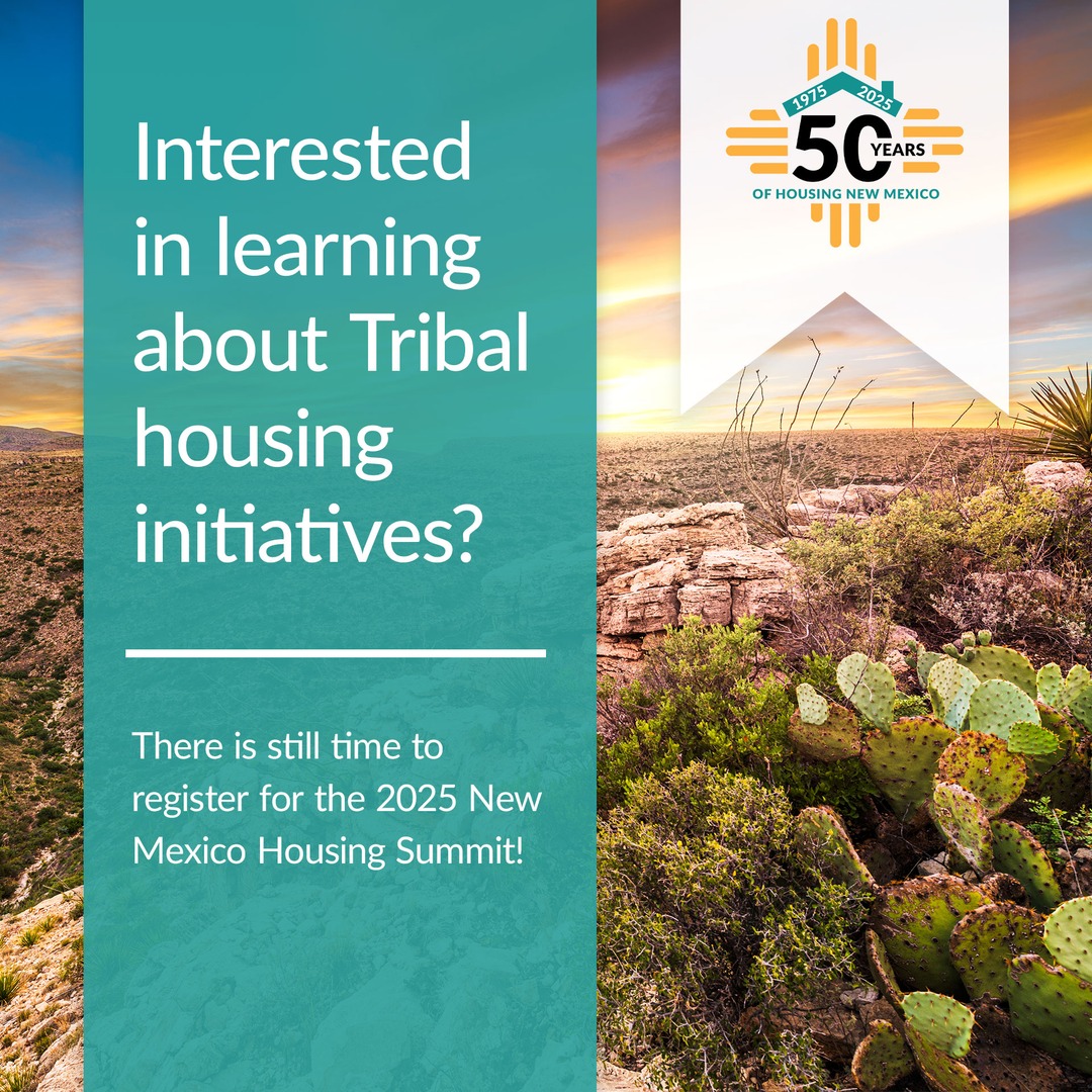 🏡 Don’t miss the 2025 New Mexico Housing Summit sessions on Tribal housing!
✨ Urban Native housing needs
✨ Tribal Homeownership Coalition
✨ Laguna III &amp; PAH! Hiland Plaza
✨ Mortgage access on tribal lands

🔗 Register now: summit.housingnm.org/en/registratio…