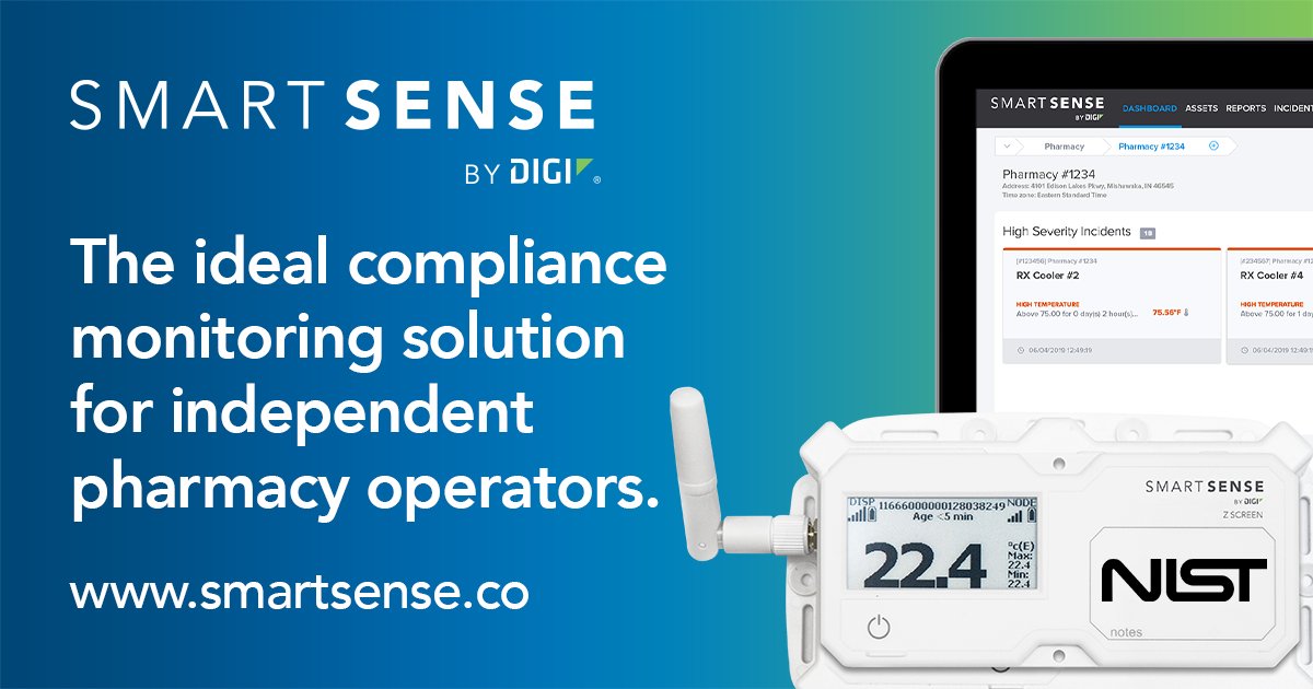 Easily meet CDC, FDA and BOP compliance regulations with the quick-to-install and intuitive-to-use temperature and humidity monitoring solution from SmartSense. Learn more: okt.to/ijNzqu