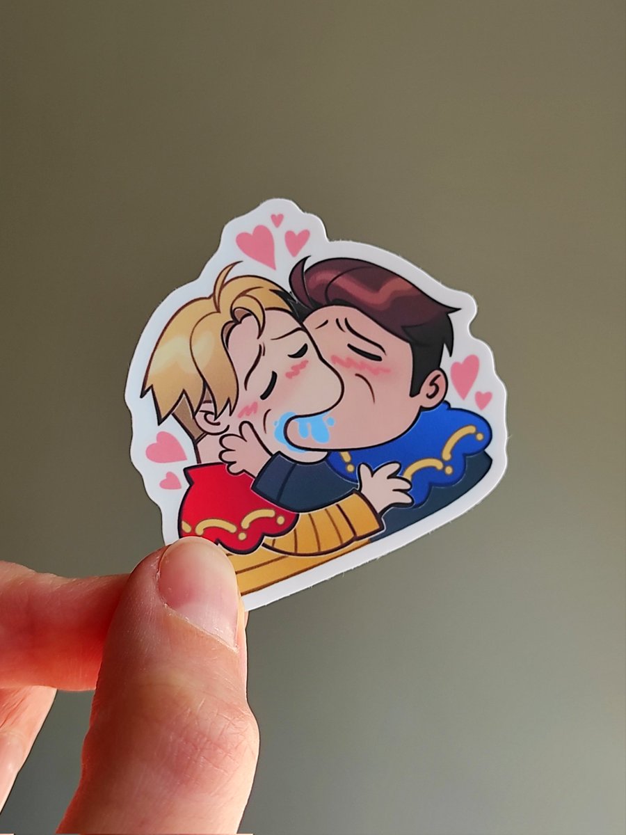 New freebie stickers for #hansry charms orders 👨‍❤️‍💋‍👨💋 
#kcd2 #kingdomcomedeliverance