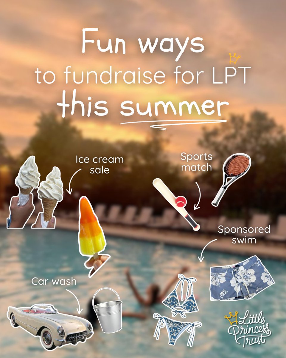 Do something amazing for LPT this summer with one of these fun ways to fundraise! 💜👑

Click the link in our bio to get your FREE Fundraising Pack to kickstart the summer fun! ✨👆 ow.ly/i6sB50WGwiN