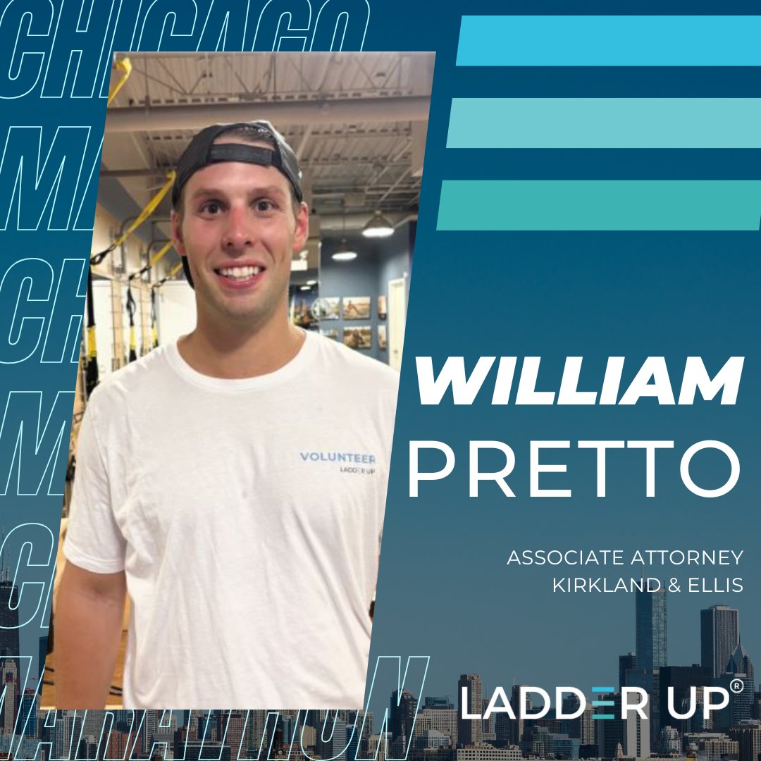LadderUp's tweet image. For our next running team highlight say hello to Will Pretto! Will is running his 1st marathon in support of #LadderUp. Join him in furthering our impact &amp;amp; donate today!

Sponsor Will at fundraisers.hakuapp.com/fundraisers/3f…

Visit tinyurl.com/LUChiMarathon25 to learn more #ChicaGOtheDistance