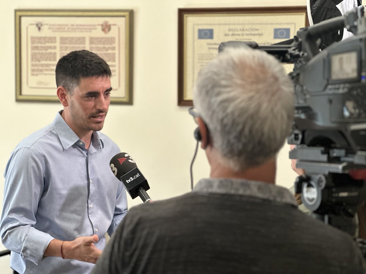 🔴 LLARS D'INFANTS

📺 Aquest migdia, #Olesa ha aparegut als Telenotícies Migdia i Comarques de TV3 <a href="/som3cat/">3Cat</a> <a href="/324cat/">3catinfo</a> pel cas de la reubicació d'#infants a les escoles bressol municipals, degut al tancament de la llar Roda Roda.
👇🏻